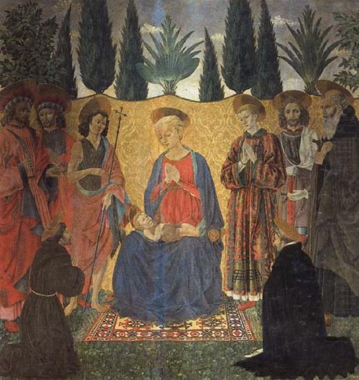 Alessio Baldovinetti Madonna and Child with Saints china oil painting image